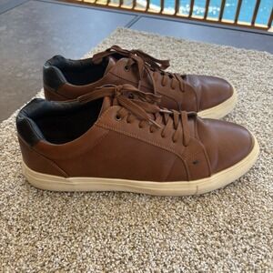 Ashford Hayes Men's Business Casual Shoes Brown Leather Size 11M